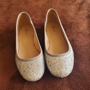 Style & Co Silver/Gray Ballet Flats